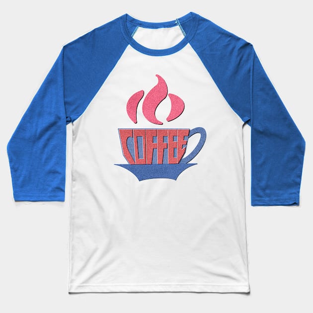 Coffee Baseball T-Shirt by EV Visuals